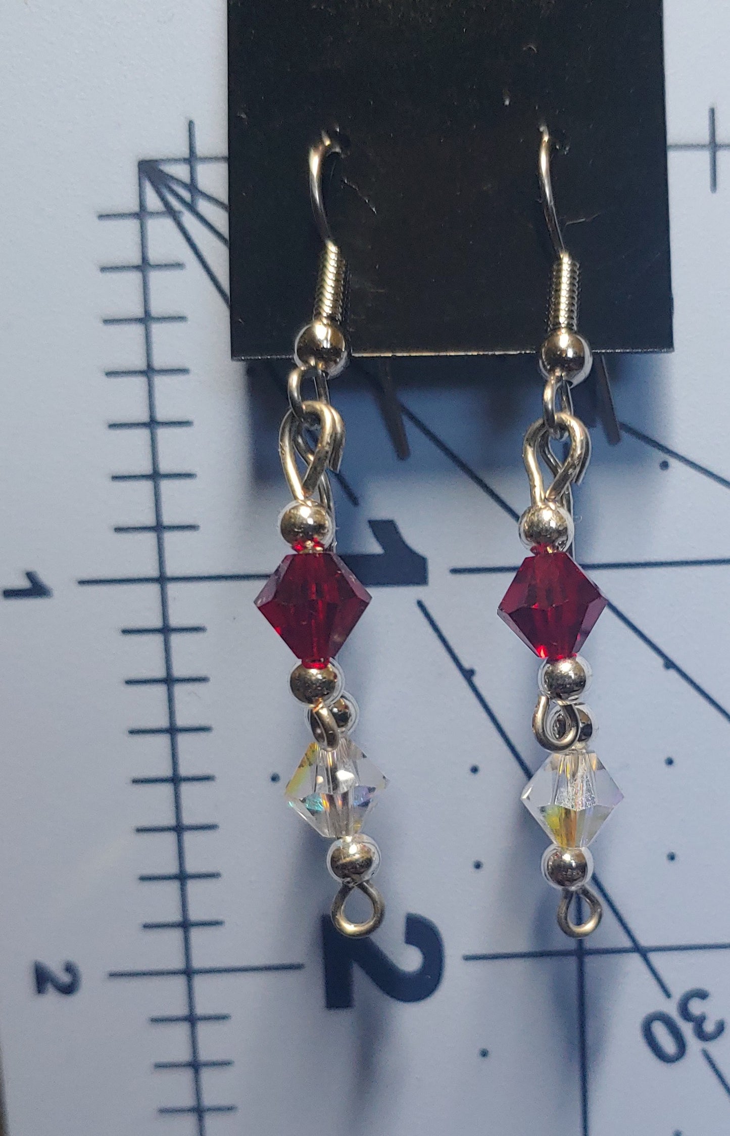 Double Strand Drop Earrings