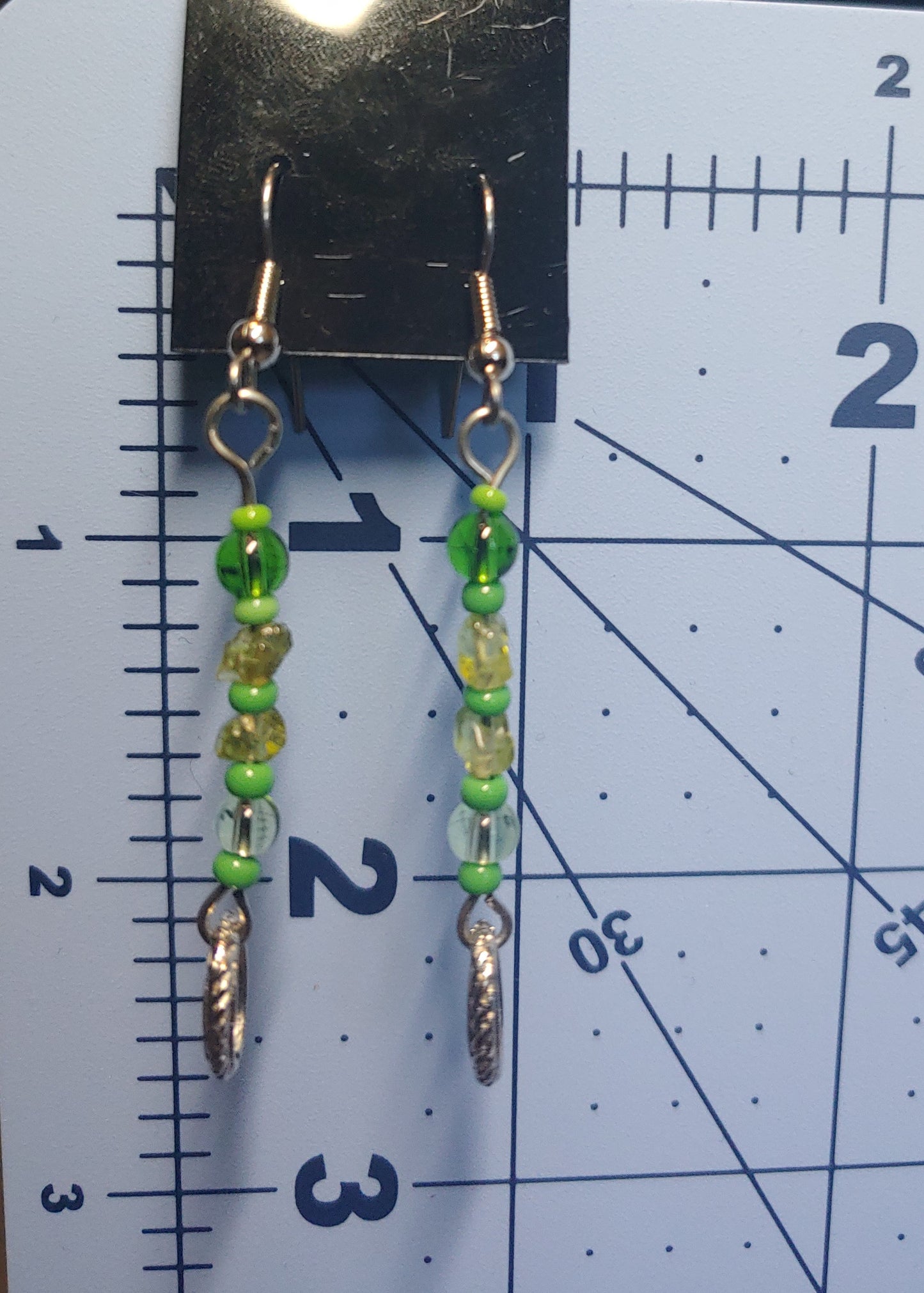 Green Peridot Drop Earrings 2