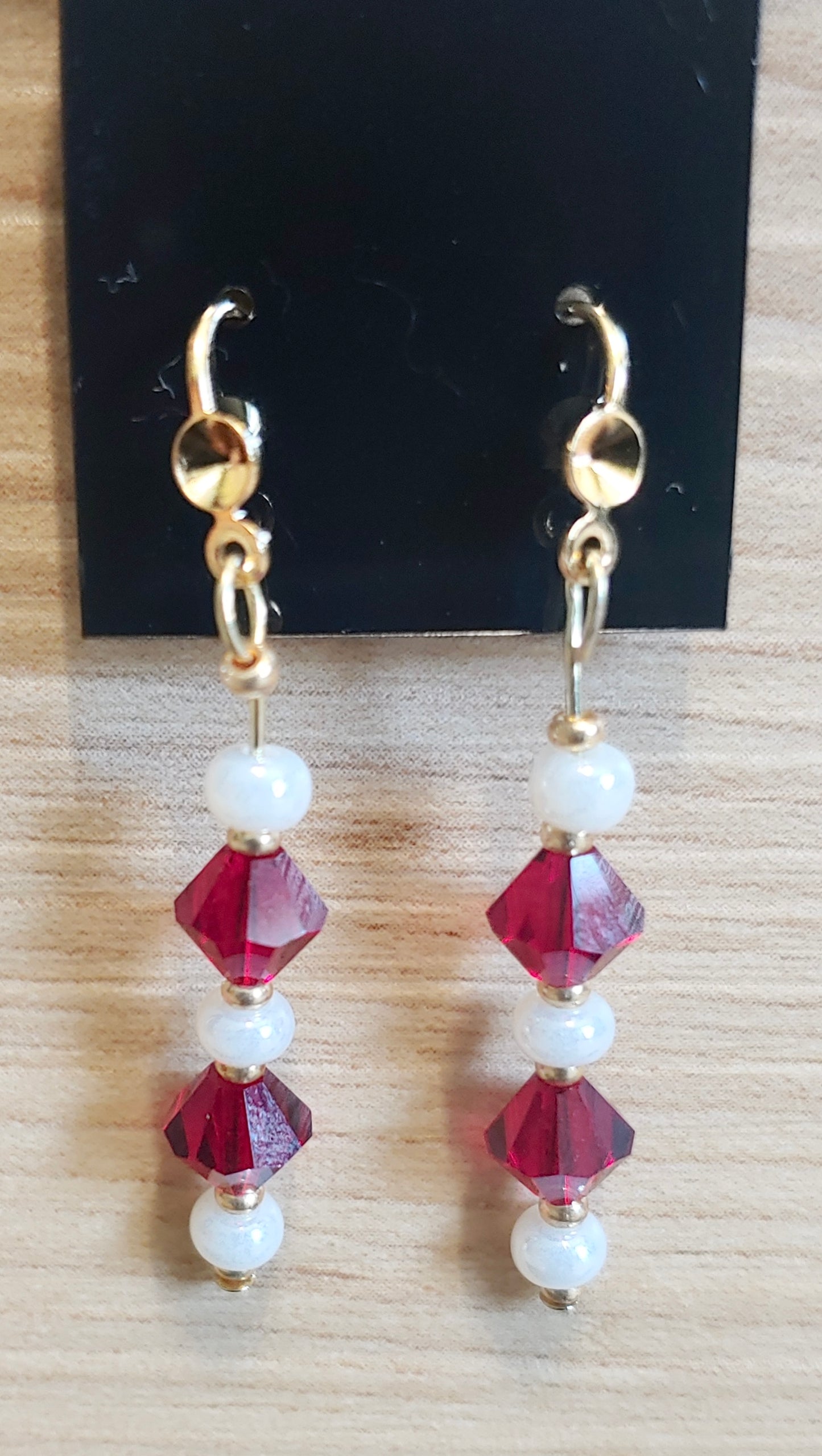 Double Strand Drop Earrings