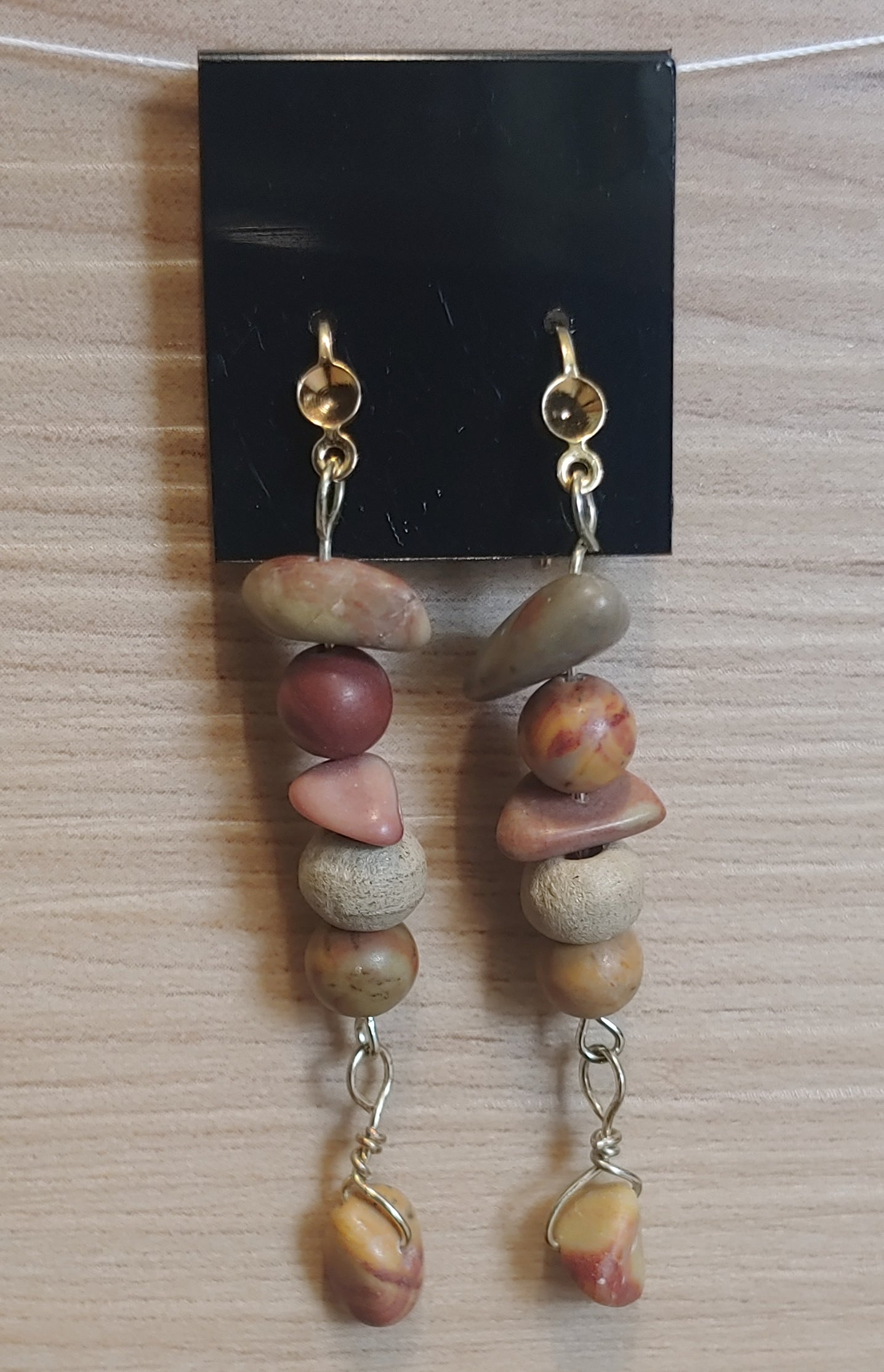 Brown Jasper Drop Earrings 3