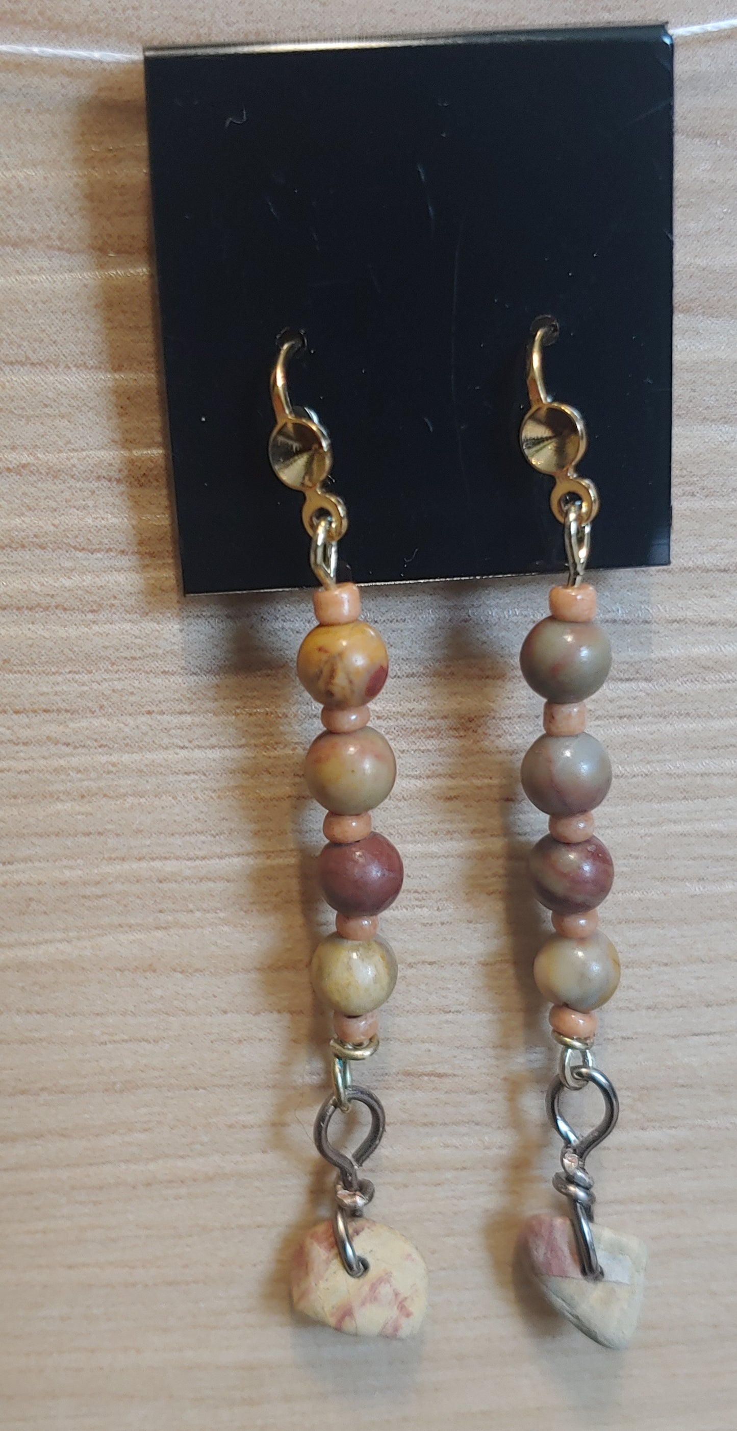 Brown Jasper Drop Earrings 2