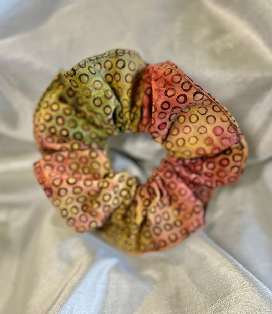 Tie Dye "Circle" Batik Scrunchies