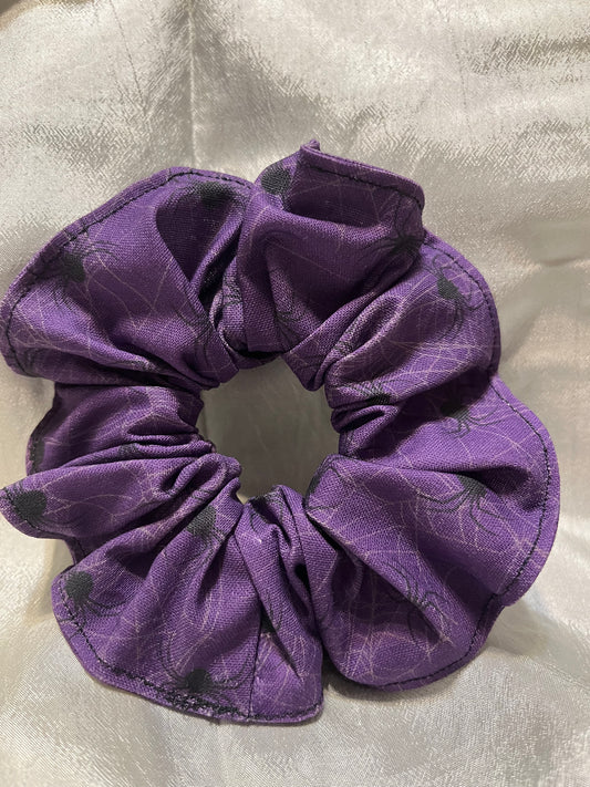 Halloween Spiderweb Scrunchie