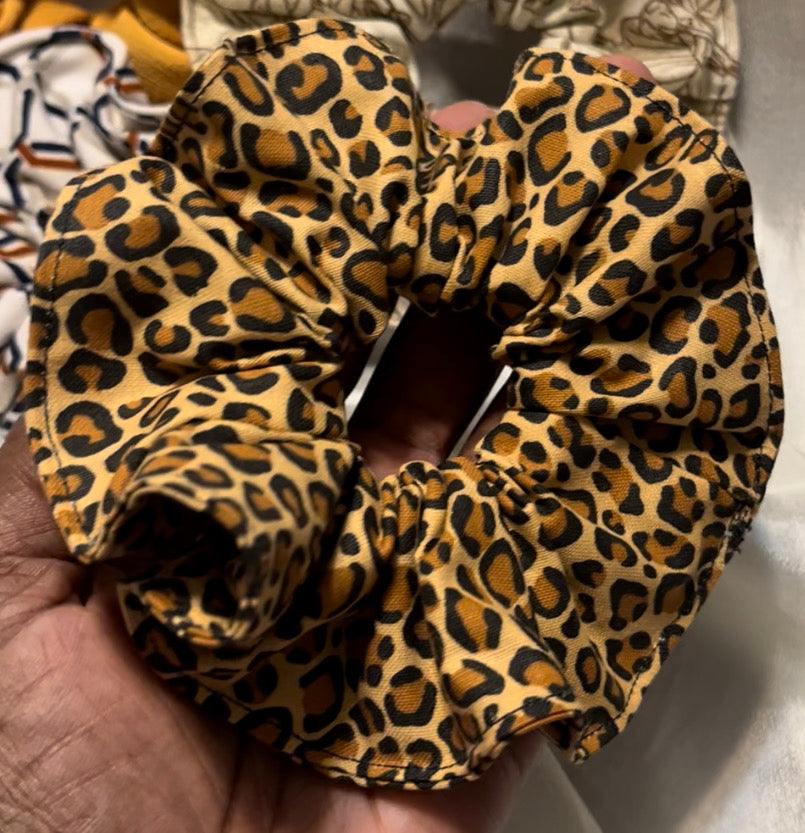 Cheetah Print Scrunchie