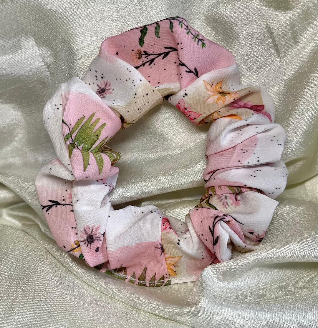 Spring and Summer Floral Scrunchies